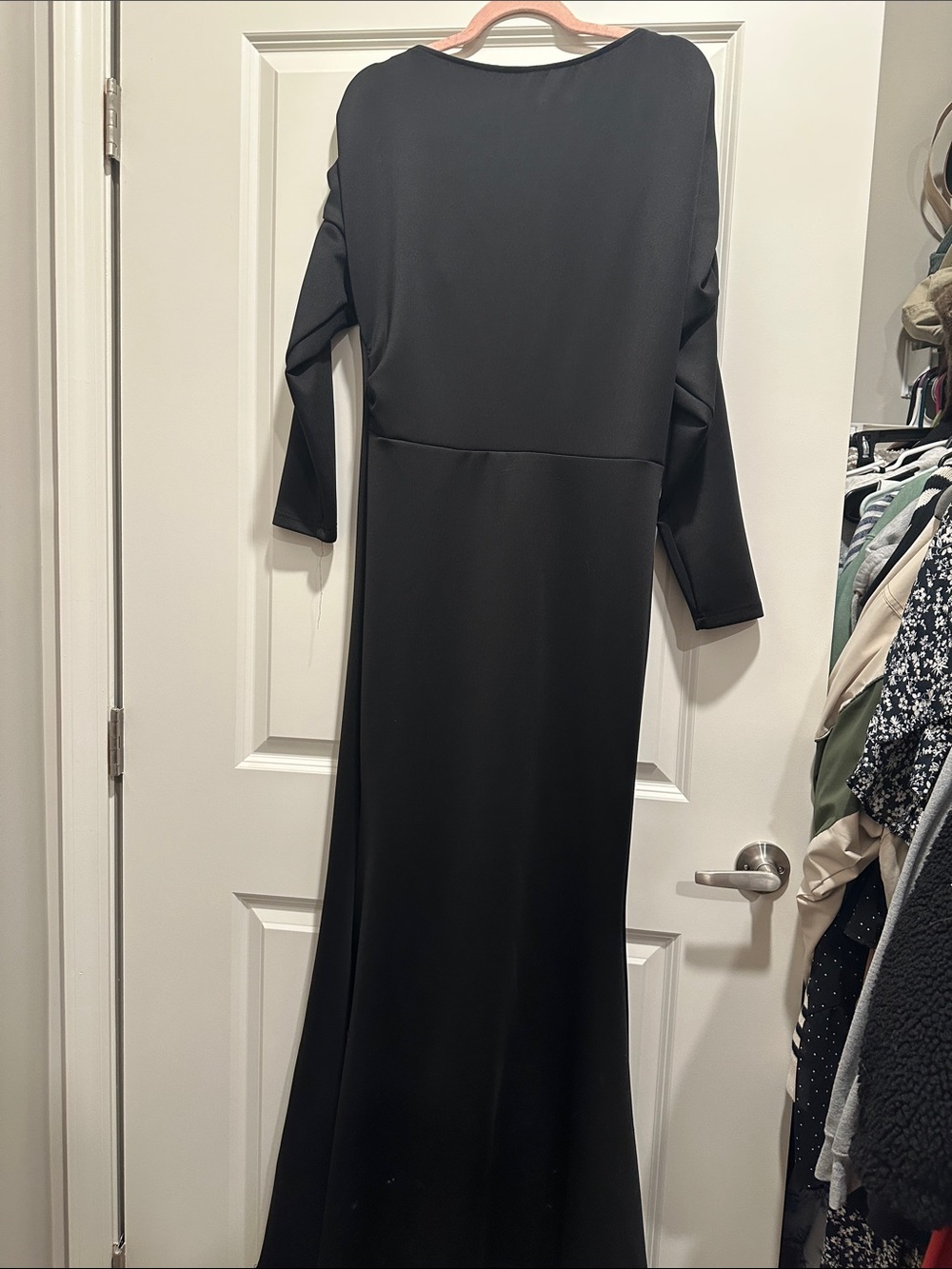 Classic Black Long Sleeve Women’s Dress
